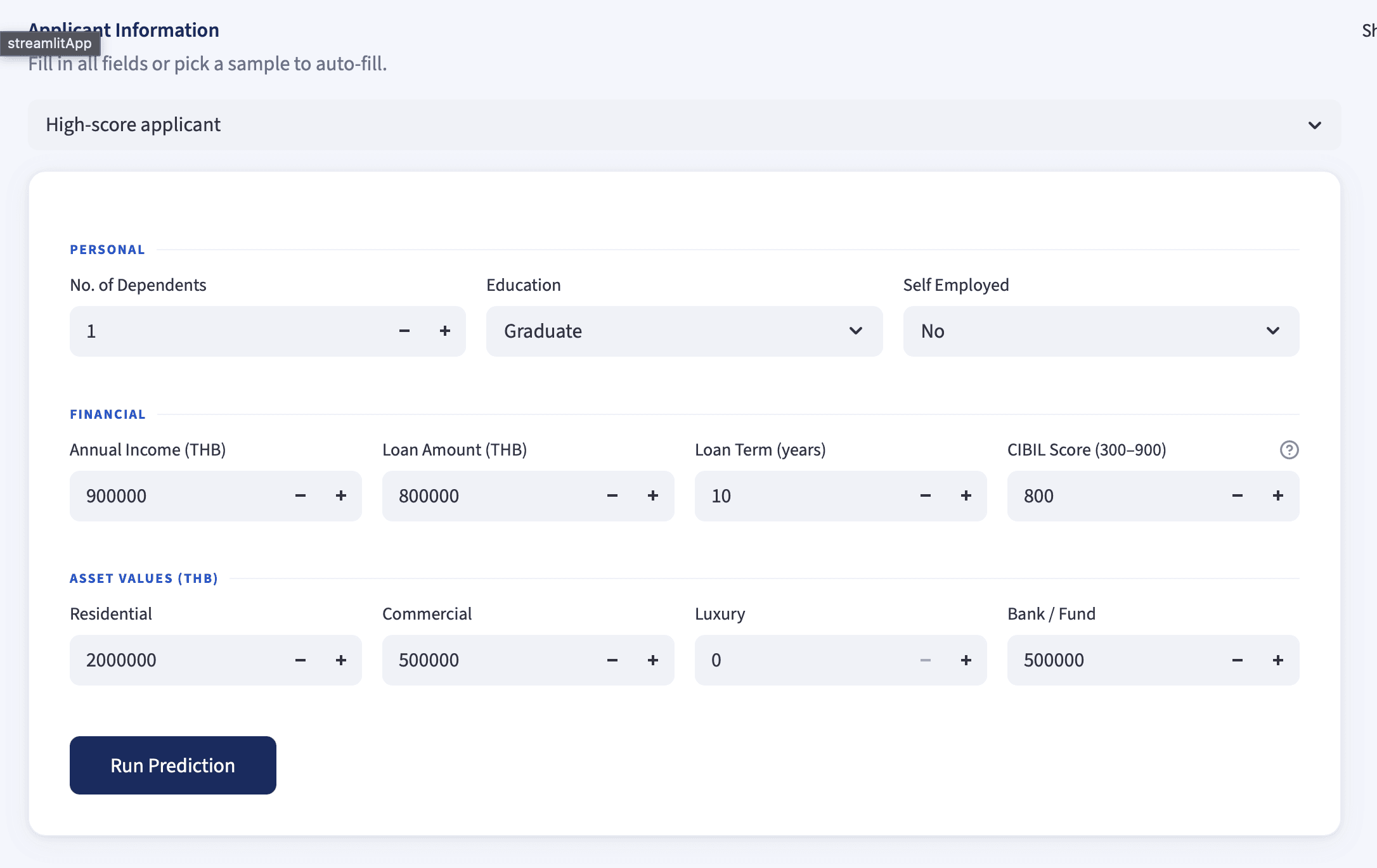 Loan Prediction App
